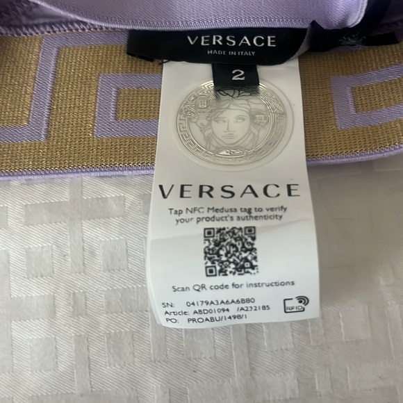 Versace 2 piece swim wear size 2 which fits a size8-10 - Picture 6 of 6